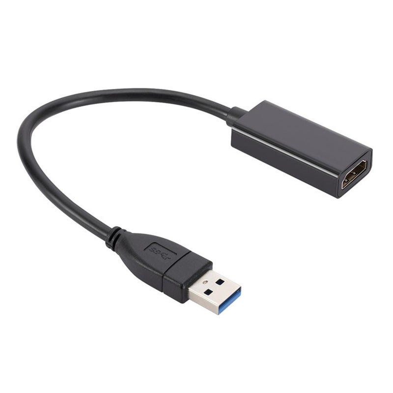 USB 3.0 to HDMI-compatible adapter cable, USB to HDMI-compatible 1.8M converter, 1080P.